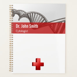 Professioneel wetenschappelijk DNA Strand Cross Me Planner