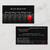 Professioneel wetenschappelijk Visitekaartje (Voorkant / Achterkant)