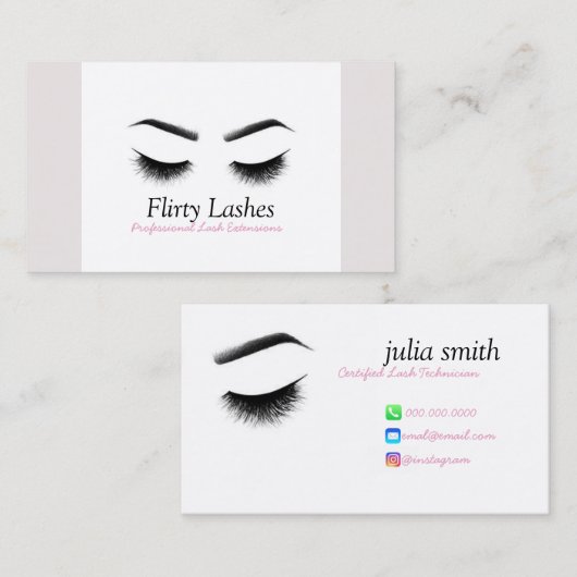 Professioneel winkelbedrijf visitekaartje (Voorkant / Achterkant)