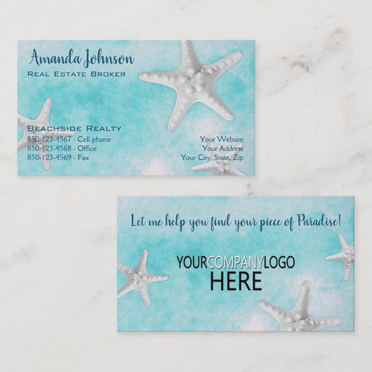 Professioneel winkelwagentje visitekaartje (Voorkant / Achterkant)