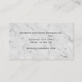 Professioneel, wit, modern visitekaartje (Achterkant)