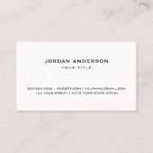 Professioneel wit of elke logo voor kleurengebruik visitekaartje (Achterkant)