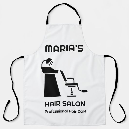 Professioneel Womens Haar Styling Schort (Voorkant)