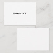 Professioneel Zakelijk Aangepast Visitekaartje (Voorkant / Achterkant)