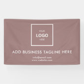 Professioneel Zakelijk Logo en Bedrijfswebsite Spandoek (Horizontaal)