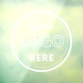 Professioneel Zakelijk Logo Modern Bedrijf Raamsticker (Vel 3)