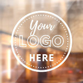 Professioneel Zakelijk Logo Modern Bedrijf Raamsticker (Vel 2)