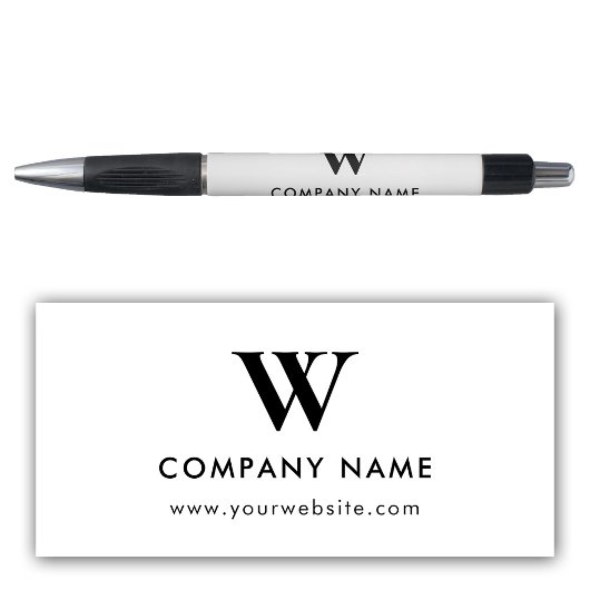 Professioneel Zakelijk Logo Monogram Website Eenvo Pen