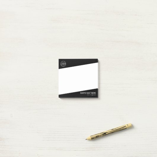Professioneel Zakelijk Logo Post-it® Notes (Op bureau)