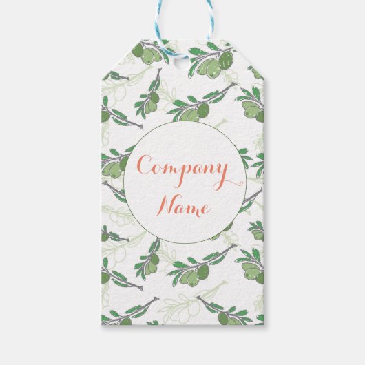 Professioneel Zakelijk Logo Promotioneel Cadeaulabel (Voorkant)