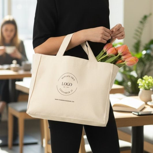 Professioneel Zakelijk Logo website Eenvoudig Mini Tote Bag