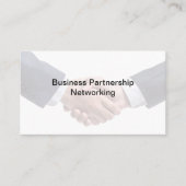 Professioneel zakelijk netwerker visitekaartje (Voorkant)