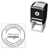 Professioneel Zakelijk Retouradres Aangepast Zelfinktende Stempel (In situ)