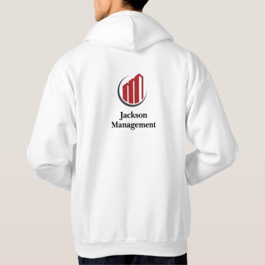 Professioneel zakelijk T-shirt met jouw logo (Achterkant)