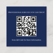 Professioneel Zakelijk Visitekaartje Template | Mo (Achterkant)