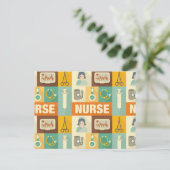 Professioneel zurenpictogram ontworpen briefkaart (Staand voorkant)