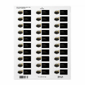 Professioneel Zwaar Materiaalbouwbedrijf Etiket (Full Sheet)