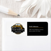 Professioneel Zwaar Materiaalbouwbedrijf Etiket (Insitu)