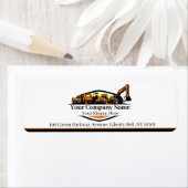 Professioneel Zwaar Materiaalbouwbedrijf Etiket (Insitu)