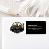 Professioneel Zwaar Materiaalbouwbedrijf Etiket (Insitu)