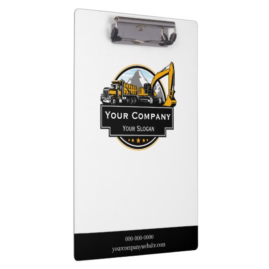 Professioneel Zwaar Materiaalbouwbedrijf Klembord (Rechts)