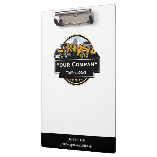 Professioneel Zwaar Materiaalbouwbedrijf Klembord (Links)