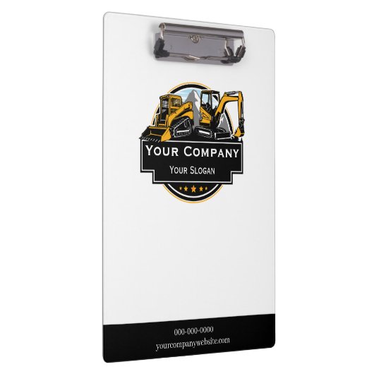 Professioneel Zwaar Materiaalbouwbedrijf Klembord (Rechts)