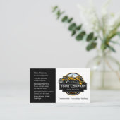 Professioneel Zwaar Materiaalbouwbedrijf Visitekaartje (Staand voorkant)