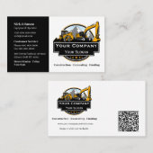 Professioneel Zwaar Materiaalbouwbedrijf Visitekaartje (Voorkant / Achterkant)