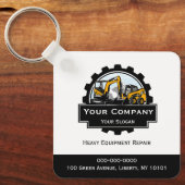 Professioneel Zwaar Materiaalreparatiebedrijf Sleutelhanger (Voorkant)