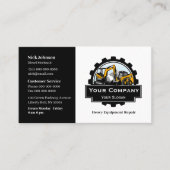 Professioneel Zwaar Materiaalreparatiebedrijf Visitekaartje (Voorkant)