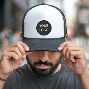 Professioneel Zwart Aangepast Bedrijf Logo Busines Trucker Pet