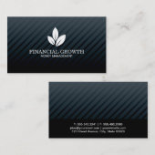 Professioneel Zwart Modern Visitekaartje (Voorkant / Achterkant)