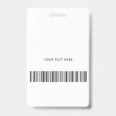 Professioneel zwart-wit notaris-ondertekeningsagen badge (Achterkant)