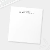 Professioneel zwart-wit notitieblok