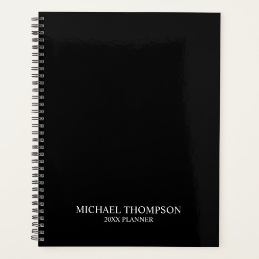 Professioneel zwart-wit planner (Voorkant)