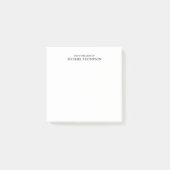 Professioneel zwart-wit post-it® notes (Voorkant)