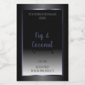 Professioneel zwart-wit productlabels Blauw Lijst Voedselcontainer Etiket (Enkel label)