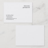 Professioneel zwart/wit visitekaartje (Voorkant / Achterkant)