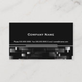 Professioneel, zwart wit visitekaartje (Voorkant)