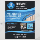 Professioneel Zwembad Servicebedrijf Flyer (Voorkant)