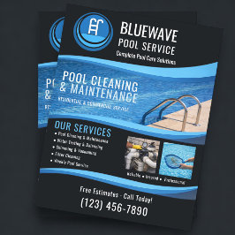 Professioneel Zwembad Servicebedrijf Flyer