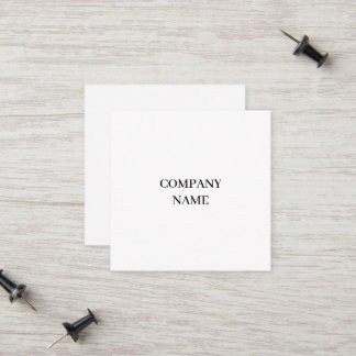 Professionele 2,5" x 2,5" Zakelijke Visitekaart Contactkaartje
