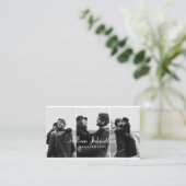 Professionele 3 fotoscriptfotografie visitekaartje (Staand voorkant)