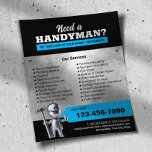 Professionele 3D Metaal Handyman Loodgieterswerk & Flyer<br><div class="desc">Professional Handyman Plumbing Service Flyers.</div>