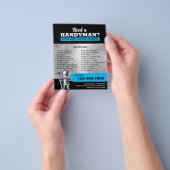 Professionele 3D Metaal Handyman Loodgieterswerk & Flyer (Hand)
