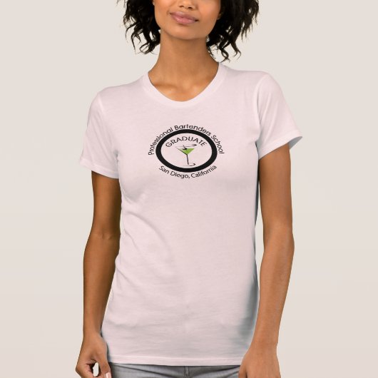 Professionele aanbestedingen School Bartenders T-S T-shirt (Voorkant)