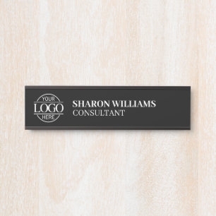 Professionele Aangepaste Business Logo Job Titel Z Deurbordje