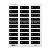 Professionele Aangepaste Elegante Leeuw Logo Etiket (Full Sheet)