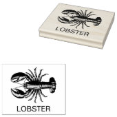 Professionele aangepaste kreeft bruiloft maaltijd  rubberstempel (Gestempeld)